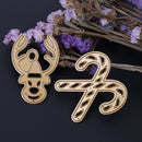 2pcs Elk Head Cutting Dies Stencils Scrapbook Embossing DIY Craft Album -15