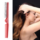 Folding Hair Comb Anti Static Plastic Foldable Beard Pocket Brush (Red) Newly