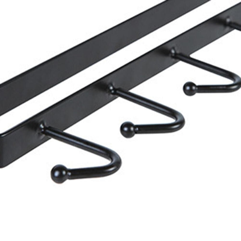 Wrought Iron Towel Wall Hanger Hook Holder Kitchen Door Organizer Storage Rac