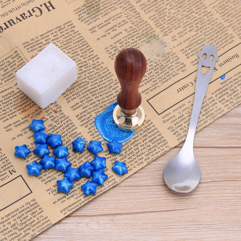 Love Series ?Retro Wood Handle Sealing Wax Documents Custom Stamp Seal(W16)