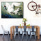 DIY Digital Oil Painting By Numbers Kits Flying Crane Canvas Room Decoration