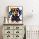 5D DIY Full Drill Diamond Painting Dog Cross Stitch Craft Kit (Color-k554) Newly