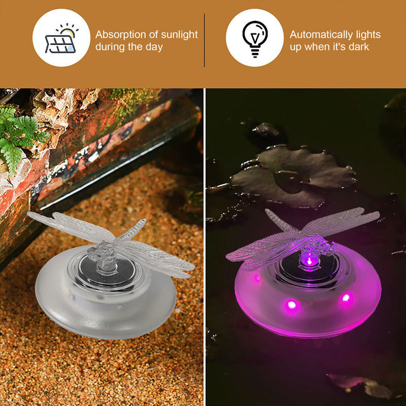 Waterproof Floating Light Cute Solar Lamps Eco-friendly Pond Decors (B) Newly