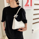 Women Solid Color Shoulder Underarm Bag Fashion Ladies Small PU Hobos Handbags