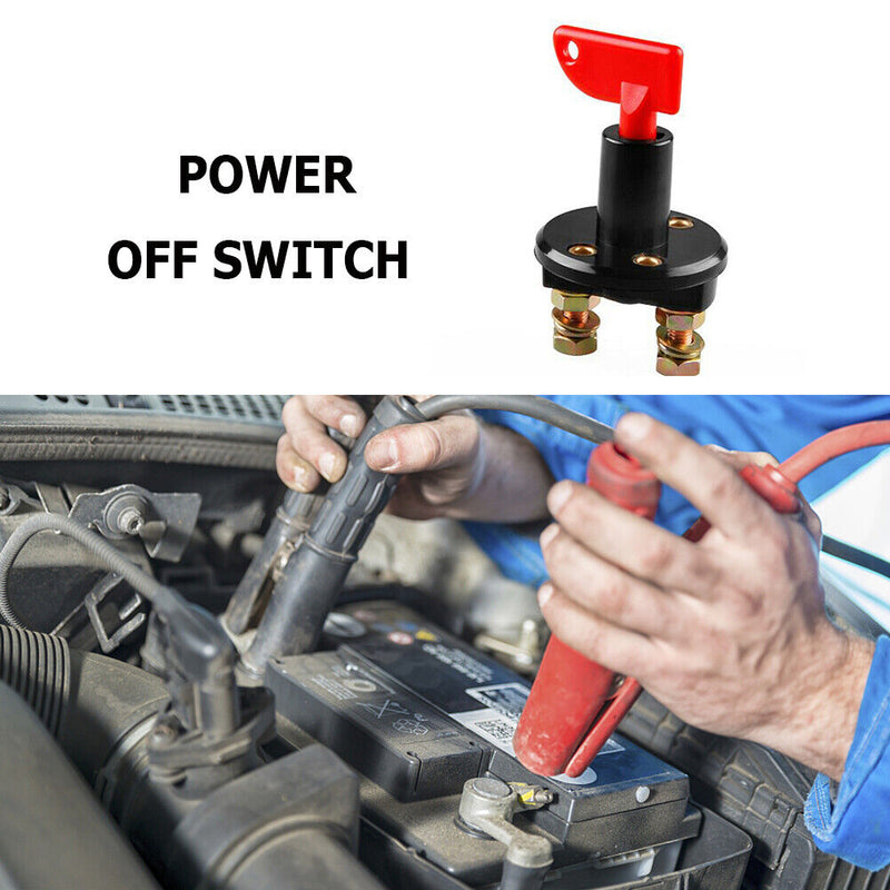 24V Car Battery Switch Power Isolator Disconnect Cut Off Main Kill Switch f