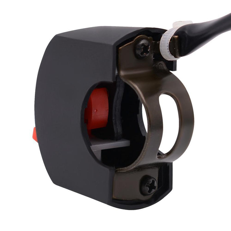 Motorcycle Bicycle Handlebar ON OFF Hazard Light Switch Kill Stop Button Plug Dop