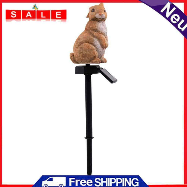 Solar LED Rabbit Courtyard Yard Landscape Light Waterproof Lawn Decorative Lamp