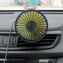 F402 Car Truck Fan with Suction Cup USB Powered 3-Speed Dashboard Desk Fan
