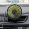F402 Car Truck Fan with Suction Cup USB Powered 3-Speed Dashboard Desk Fan