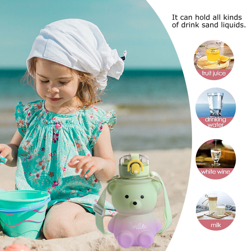 #A Straw Cup High-Value with Belt Water Bottle Mobile Phone Holder Practical