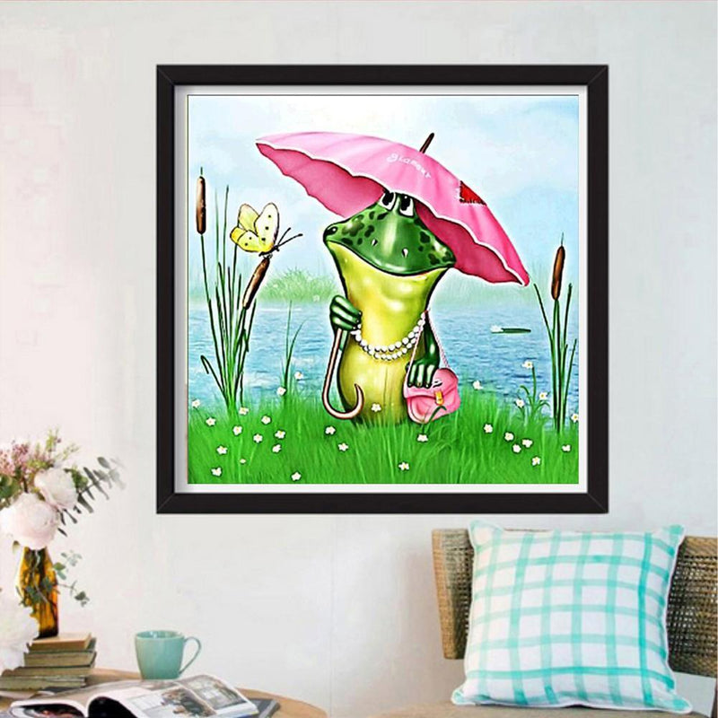 5D DIY Full Drill Diamond Painting Frog Cross Stitch Embroidery Mosaic Kit