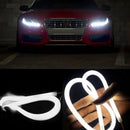 Tube Flexible 60cm Running Strip Light Car LED Headlight Running Light Fog Lamp