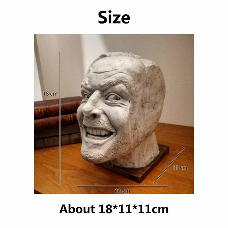 Desktop Crafts Here's Johnny! Sculpture decoration The Shining Bookshelf