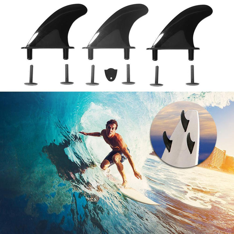 3x Soft Surf Fin for Surfboard Softboard Stand Up Paddle Board Accessories