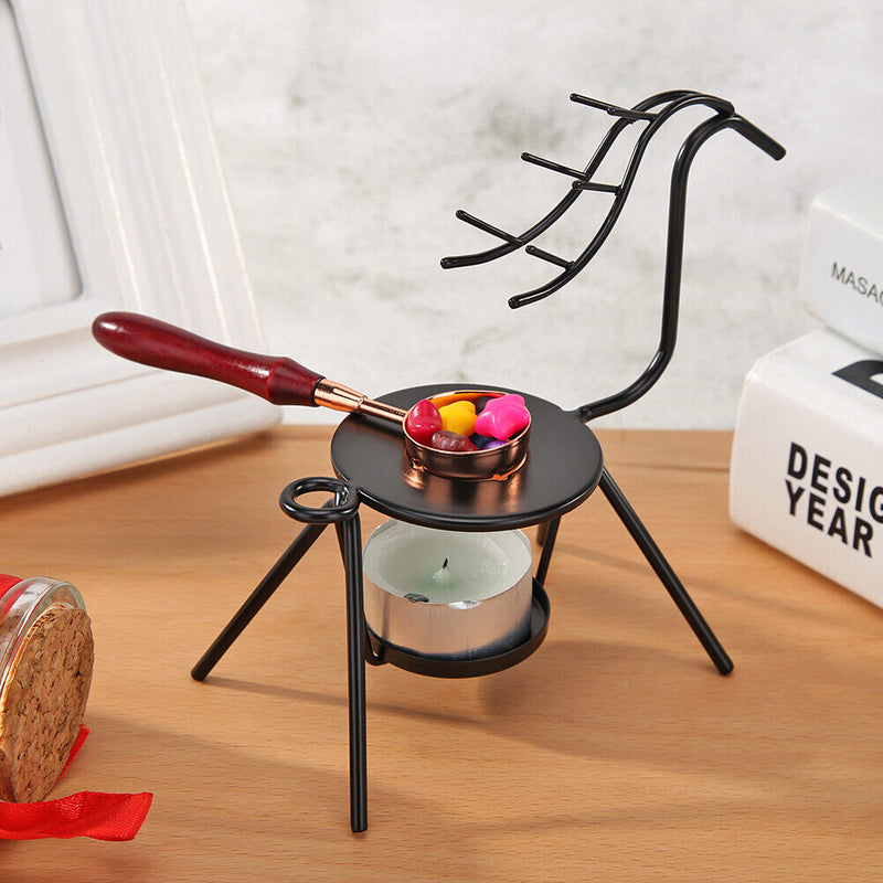 Retro Sealing Wax Furnace Wood Sealing Wax Beads Sticks Warm Melting Glue Pot