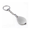 Handheld Mini Magnifying Glass Lens 15X Folding Magnifiers Key Chain Magnifiers
