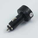DC 12V/24V Car Digital Cigarette Lighter Voltmeter Male Red Volt Meter Car