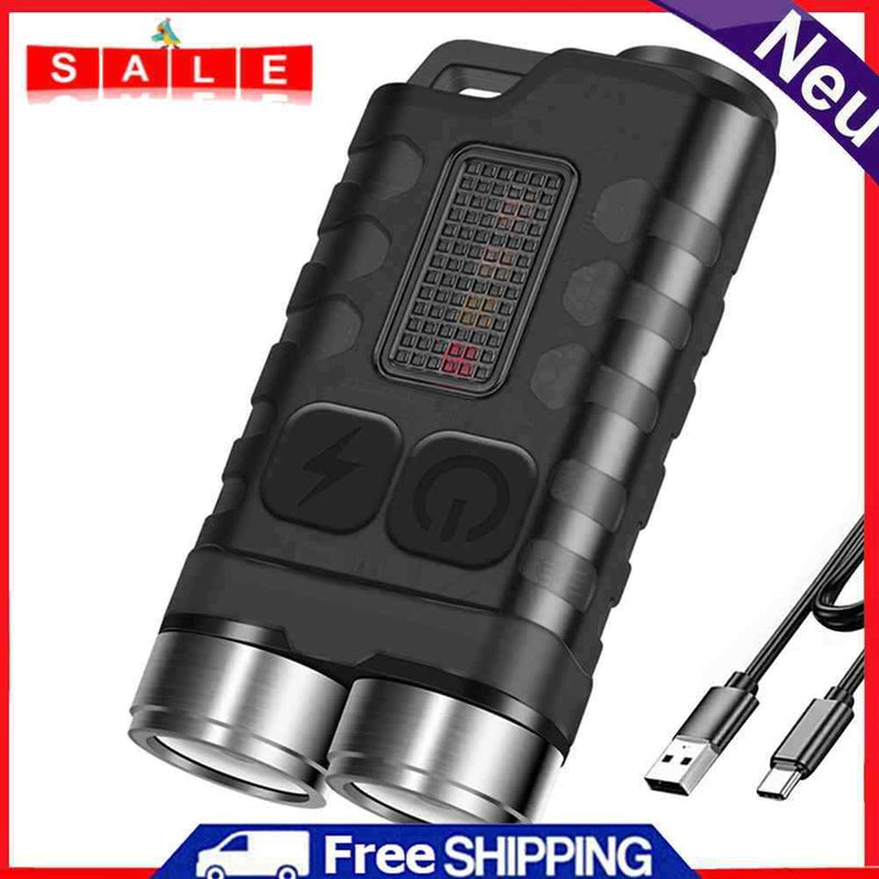 900lm XPG LED Torch with Keychain Outdoor Camping Fishing Inspection Flashlight