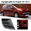 Car Fog Light Grille for Peugeot 107 09-12 Front Bumper Lamp Grill (Left)
