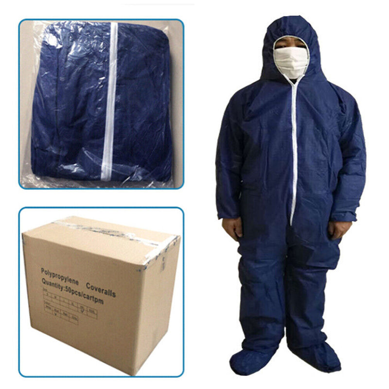 Protective Disposable Clothing Waterproof Anti-Static Isolation Suit (02)