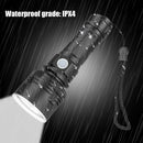 Powerful Flashlight XHP70 LED 3 Mode USB Rechargeable Waterproof Torch Lamp