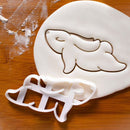 Tool Baking Fondant Biscuit Mold Yoga Rabbit Cartoon Happy Cookie Embosser Mold