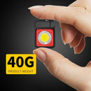 LED Keychain Flashlight 500 Lumen Outdoor Camping Working Light (Red+Box)