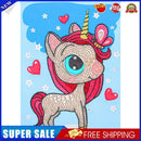 DIY 5D Cartoon Horn Horse Part Special Shape Diamond Painting Kit (T049)