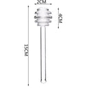 6  Honey Spoon Glass Honey Dipper Stick Syrup Dispenser T8U5 For Honey T2P6