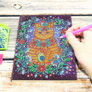 DIY Cat Special Shaped Diamond Painting 50 Pages A5 Drawing Book Sketchbook