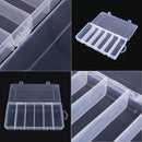 6 Compartments Fishing Lure Plastic Box Portable Kit Storage Case
