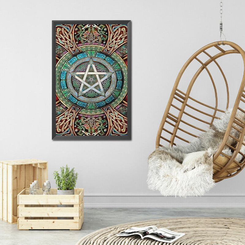 5D Full Square Drill Drawing Picture Totem Diamond Painting Living Room Ornam