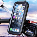 M18L Waterproof Motorcycle Bike Handlebar Rear View Mirror Phone Holder Case