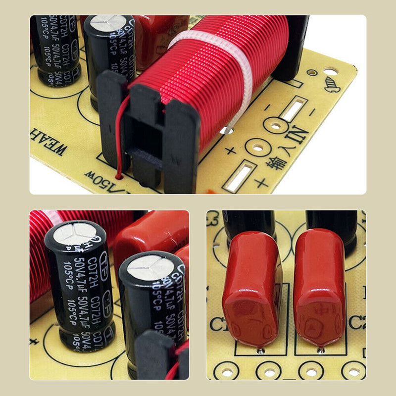 3 Way Speaker Crossover Circuit Treble Midrange Bass Module Frequency Divider