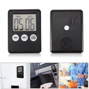 LCD Digital Timer Kitchen Cooking Count-down Up Clock Alarm Reminder(Black)