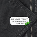 Fashion Letter Brooch Lapel Pins Bag Clothes Denim Shirt Decor (Style 2)