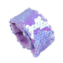 Glitter Bracelet Kids Sequin Wristband Headband Party Favors Gifts (Purple