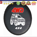 LITTOU Universal 4WD 4X4 Nero in pelle PVC Borsa per Pneumatici