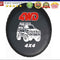 LITTOU Universal 4WD 4X4 Nero in pelle PVC Borsa per Pneumatici