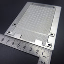 Stainless Steel Rear Bar Anti-Slip Decor Board for Tamiya 1/14 King Hauler RC Truck