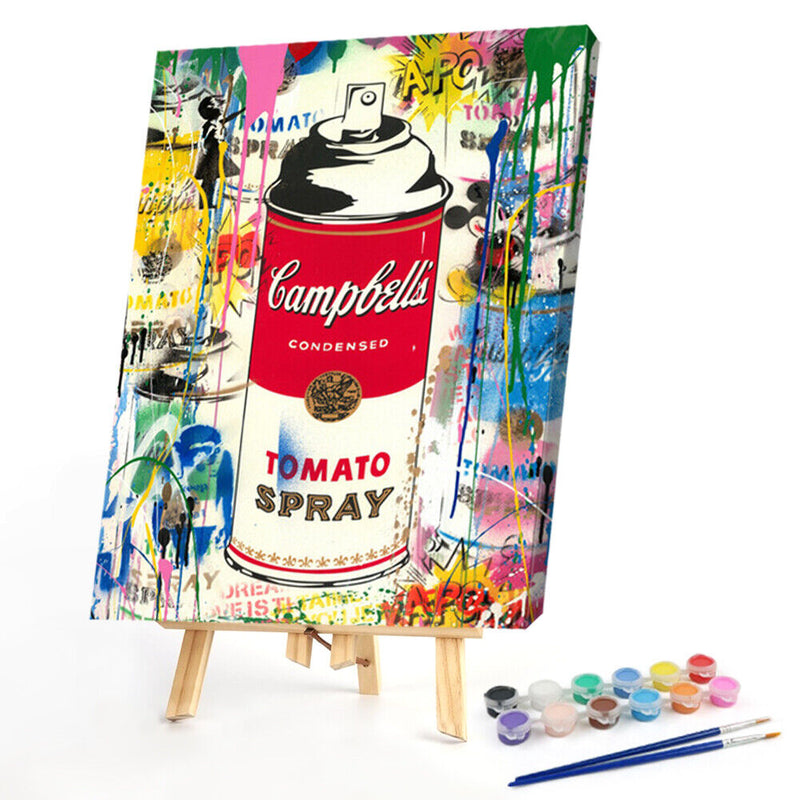 Oil Paint By Numbers Street Graffiti Coloring Digital Drawing