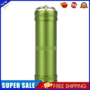 Aluminum Alloy Waterproof Case First-Aid Medicine Bottle with Key Ring