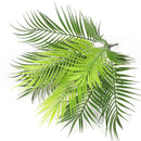 Artificial Fern Bouquet Palm Leaves 9Head Plastic Plants Garden Home Decoration