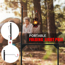 Desktop Shelf Lamp Pole - Pack of 2 Desk Storage Hanger Shelf with Light Stand