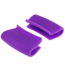 Silicone Heat Insulation Mitt Glove Casserole Ear Pan Pot Oven Grip/Purple