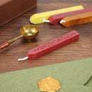 Retro DIY Sealing Strips Seal Wax Stick Paint Stamps for Envelope (Purple) Newly