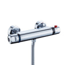 Zinc Alloy Bathtub Thermostatic Mixer Tap Solar Temperature Control Faucet Valve