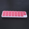 #A 31 Dividers Travel Container for Vitamins Digital Grid Keyboard Monthly Pill