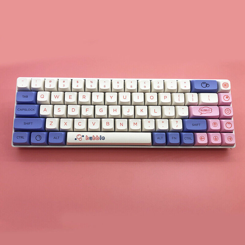 127pcs Mechanical Keyboard Keycaps XDA Height Computer Accessory for MX Switches