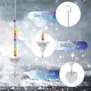 Crystal Pendant Craft Butterfly Love Indoor Outdoor Garden Hanging Light Catcher